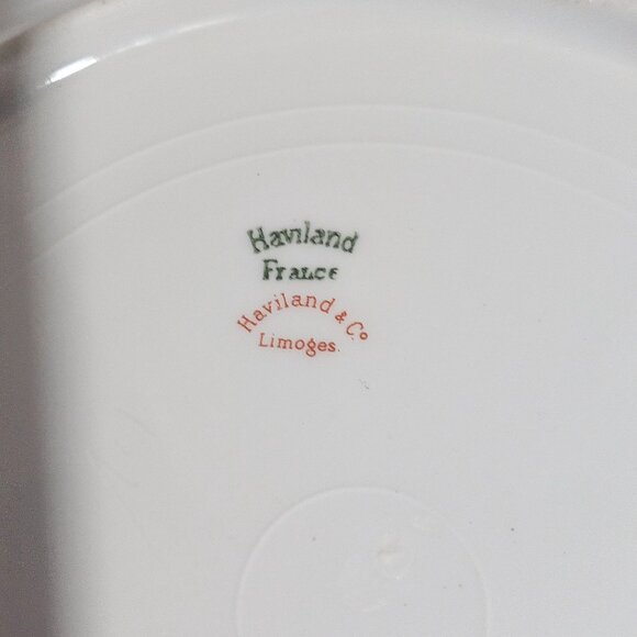 3 Haviland Pale Pink Roses Bread Dessert Plates 6" Schleiger H&Co Limoges France - Picture 5 of 8